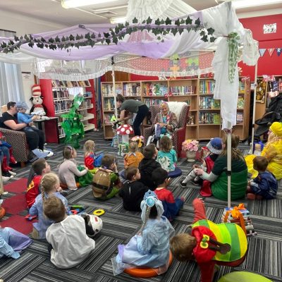 Little Sprouts enjoy storytime